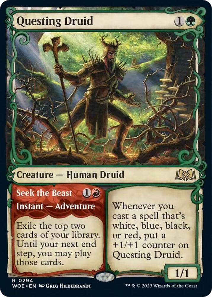 Questing Druid Showcase (Wilds of Eldraine) 