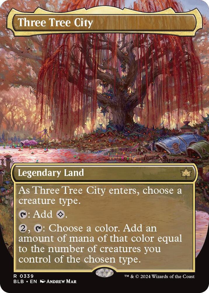 Three Tree City Borderless 0339 (Bloomburrow) 