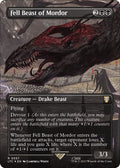 Fell Beast of Mordor 557/347 (Commander: The Lord of the Rings: Tales of Middle-earth)  - Borderless Surge Foil