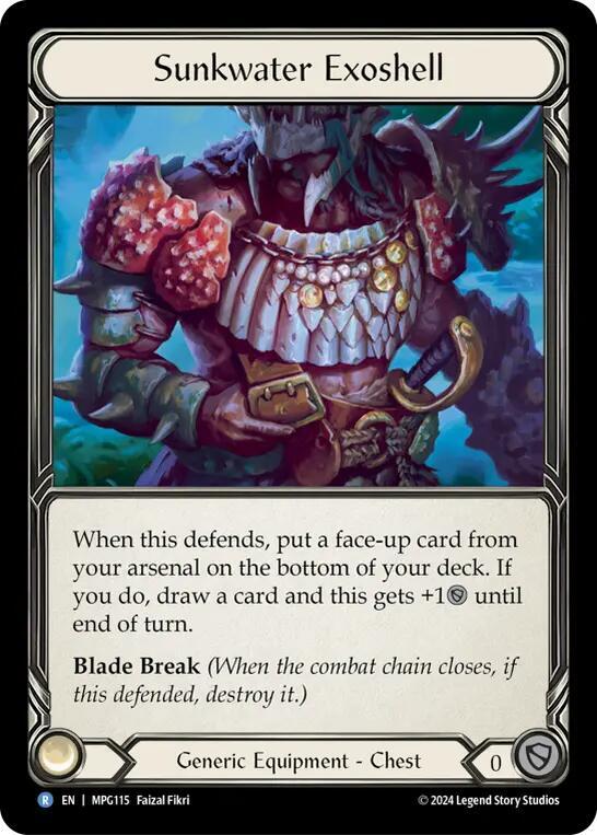 Sunkwater Exoshell (Mastery Pack Guardian)  - Cold Foil