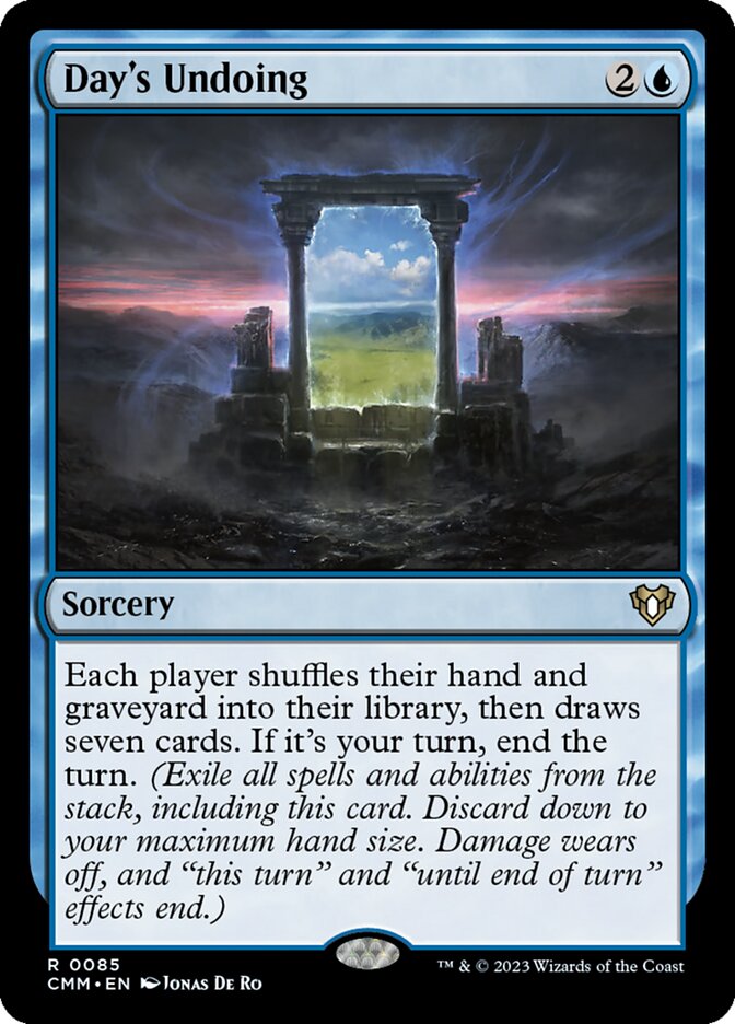 Day's Undoing (Commander Masters) 