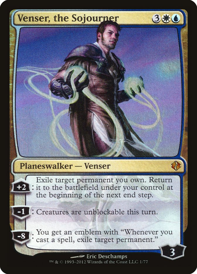 Venser, the Sojourner 1/77 (Duel Decks: Venser vs. Koth)  - Foil