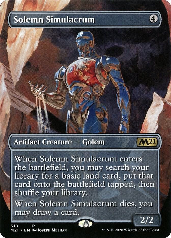 Solemn Simulacrum Alternate Art 319/274 (Core Set 2021)  - Foil