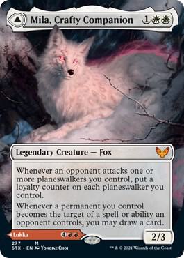 Mila Crafty Companion Borderless (Strixhaven: School of Mages) 