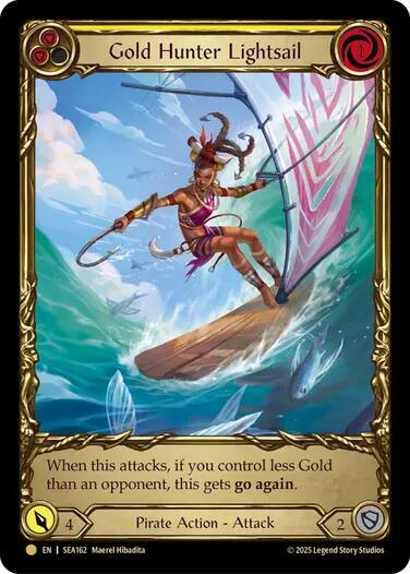Gold Hunter Lightsail Treasure (High Seas)  - Cold Foil