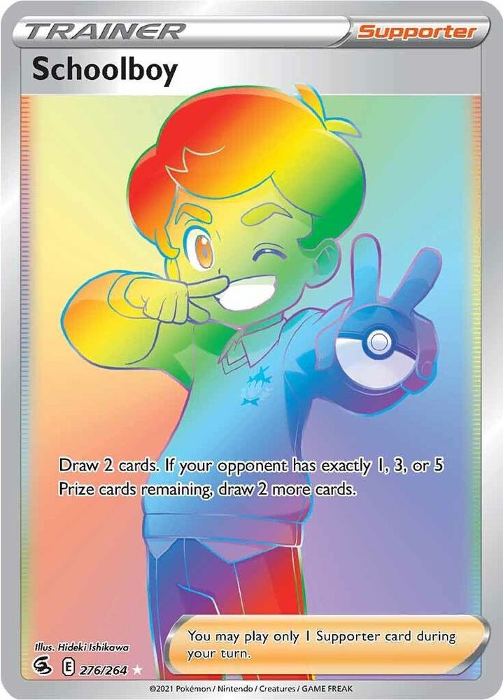 Schoolboy Secret 276/264 (SWSH08: Fusion Strike)  - Holofoil