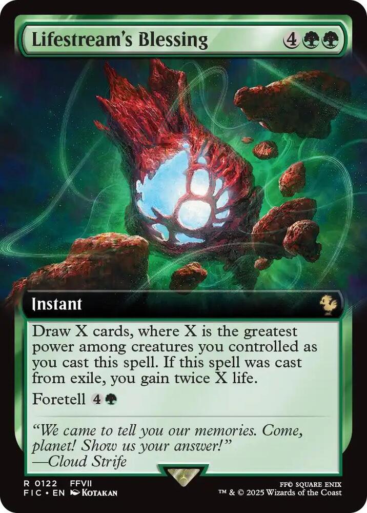 Lifestreams Blessing Extended Art (Commander: FINAL FANTASY)  - undefined
