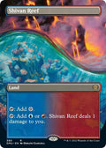 Shivan Reef Borderless 380 (Dominaria United)  - Foil