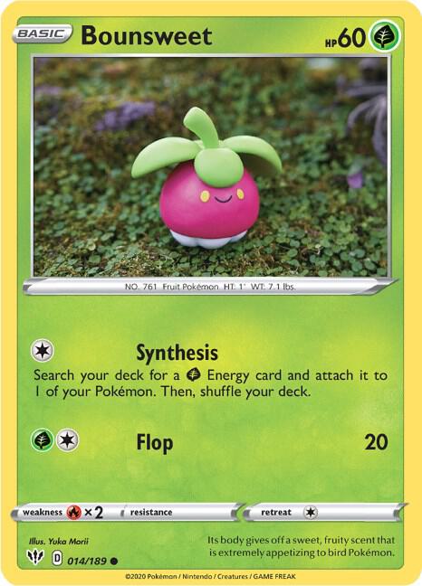 Bounsweet 014/189 (SWSH03: Darkness Ablaze) 
