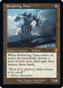 Sundering Titan (The Brothers' War: Retro Frame Artifacts) 