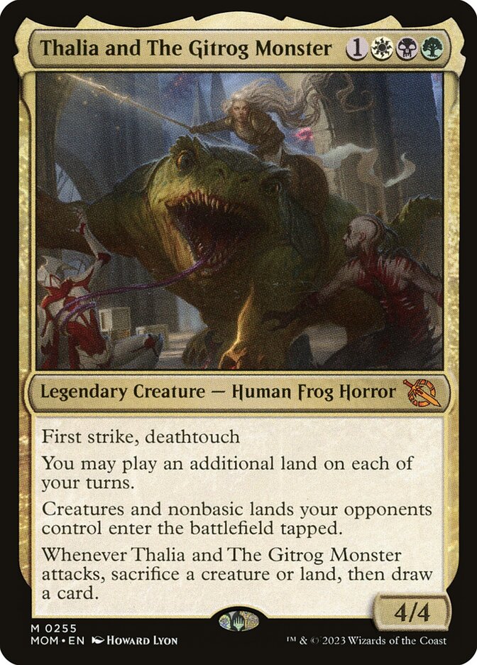 Thalia and The Gitrog Monster 255/291 (March of the Machine) 