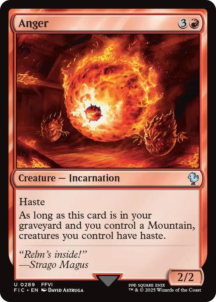 Anger Surge Foil (Commander: FINAL FANTASY)  - undefined