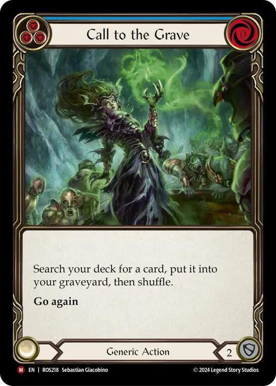Call to the Grave (Rosetta)  - Rainbow Foil