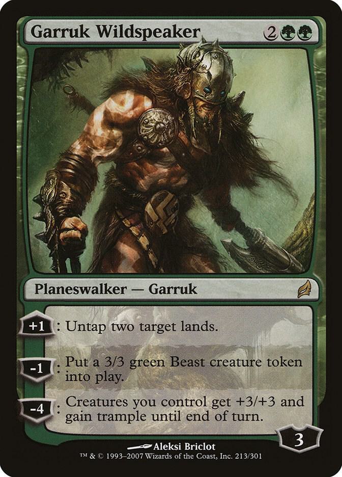 Garruk Wildspeaker 213/301 (Lorwyn)  - Foil