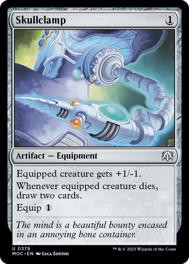 Skullclamp 379/444 (Commander: March of the Machine) 