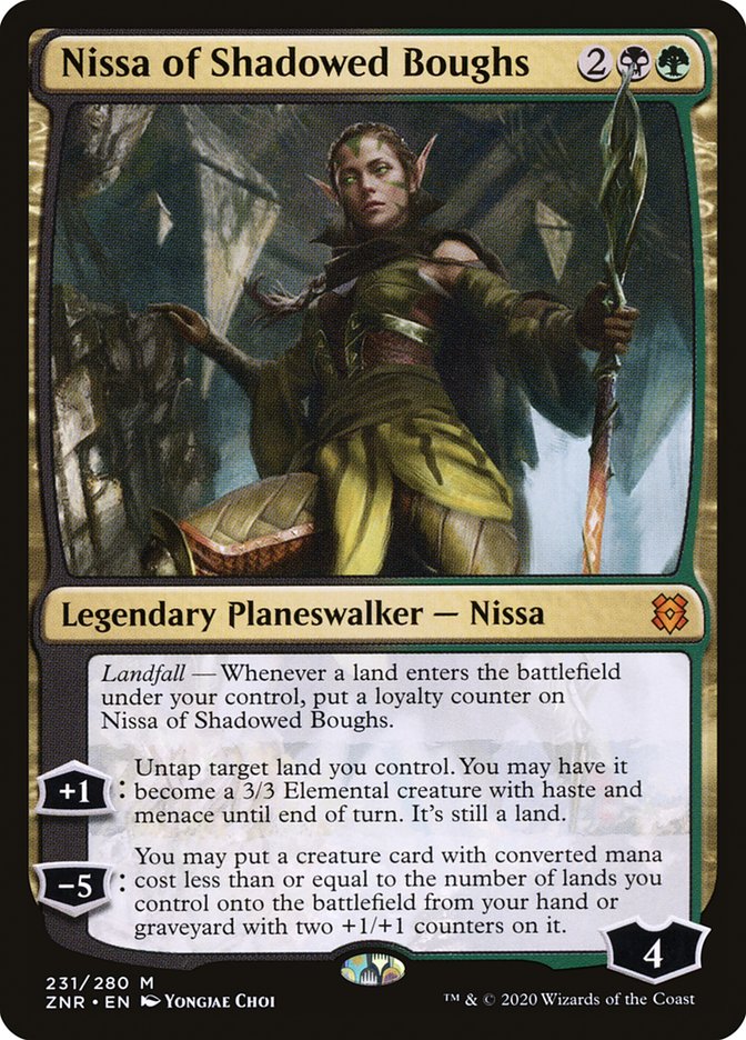 Nissa of Shadowed Boughs (Zendikar Rising) 