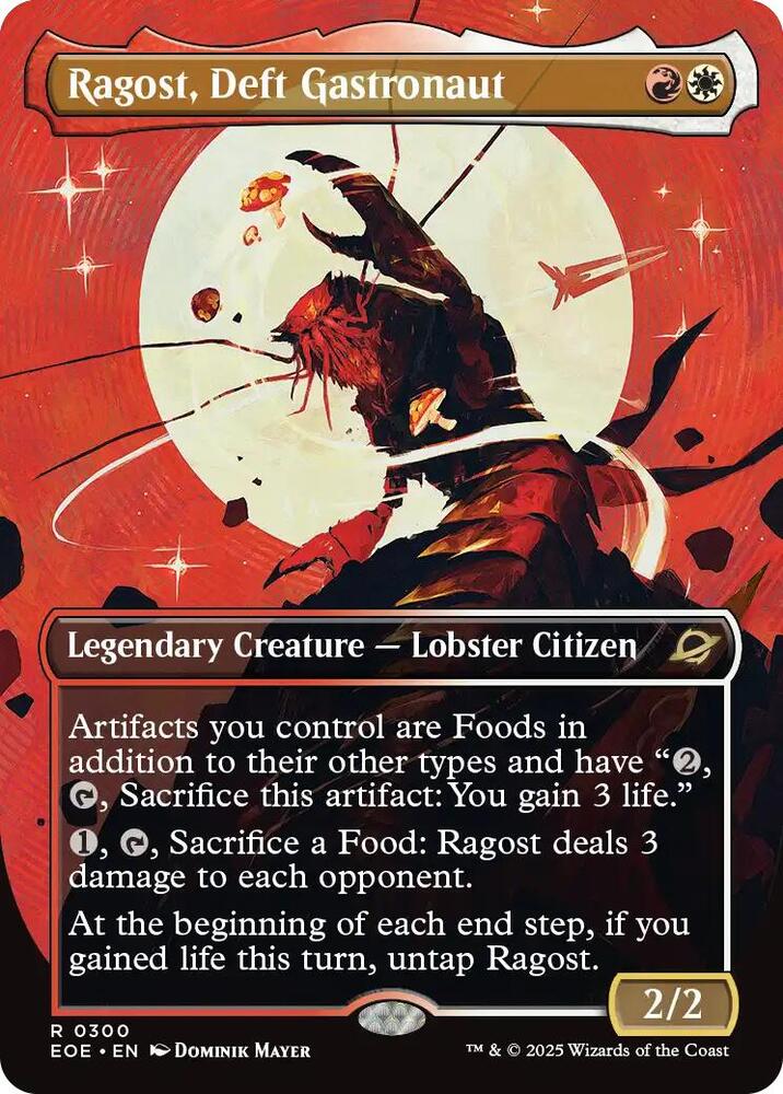 Ragost, Deft Gastronaut 300 (Edge of Eternities)  - Borderless Foil