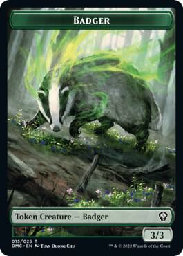Badger Token 15 (Commander: Dominaria United) 