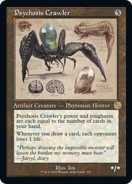 Psychosis Crawler Schematic 107/63 (The Brothers' War: Retro Frame Artifacts)  - Foil