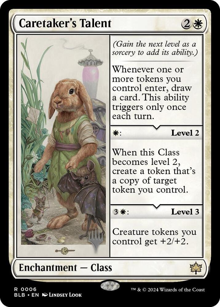 Caretakers Talent 6 (Promo Pack: Bloomburrow)  - Foil