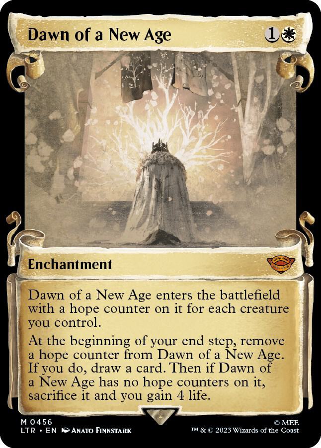 Dawn of a New Age 456 (Universes Beyond: The Lord of the Rings: Tales of Middle-earth)  - Showcase Scroll