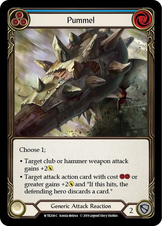 Pummel Blue (Welcome to Rathe)  - 1st Edition Rainbow Foil
