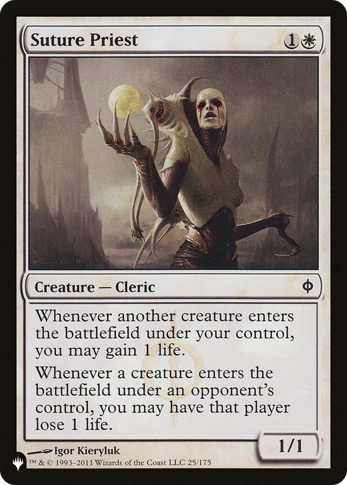 Suture Priest NPH-25/5075 (The List Reprints) 