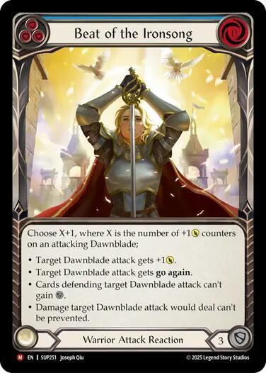 Beat of the Ironsong (Super Slam)  - Rainbow Foil