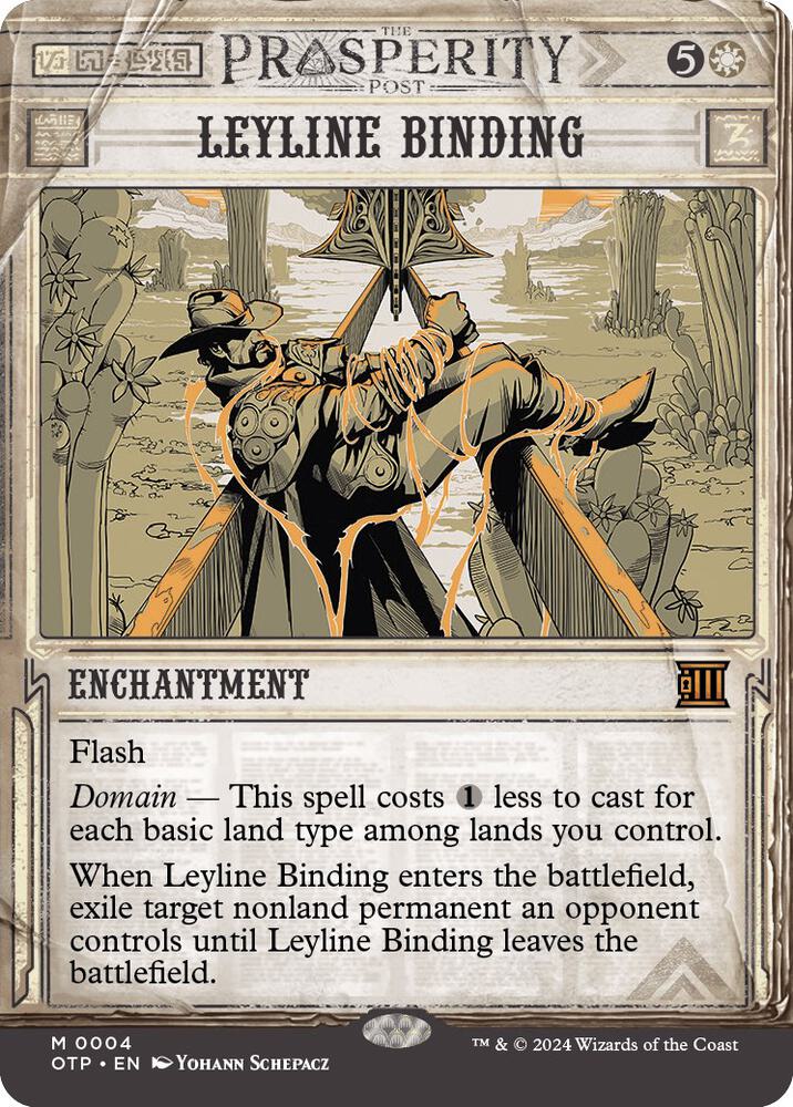 Leyline Binding (Outlaws of Thunder Junction: Breaking News) 