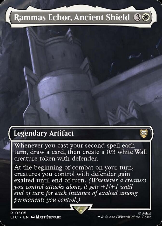 Rammas Echor, Ancient Shield 505 (Commander: The Lord of the Rings: Tales of Middle-earth)  - Borderless Foil