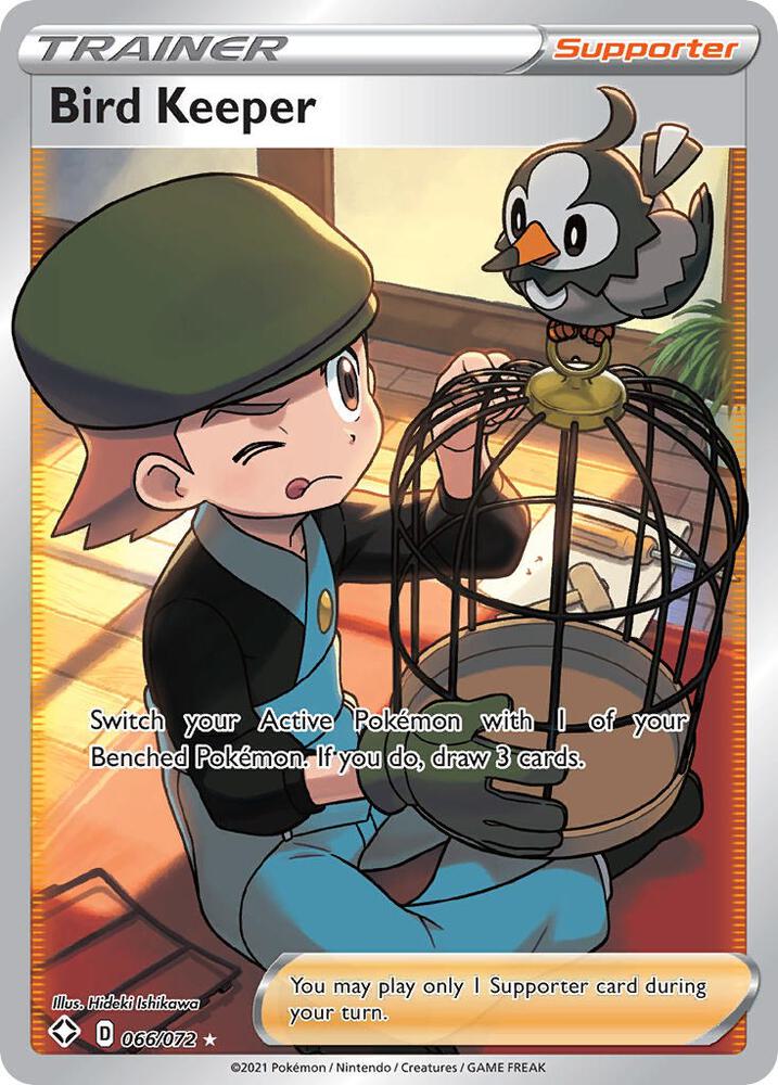 Bird Keeper Full Art (Shining Fates)  - Holofoil