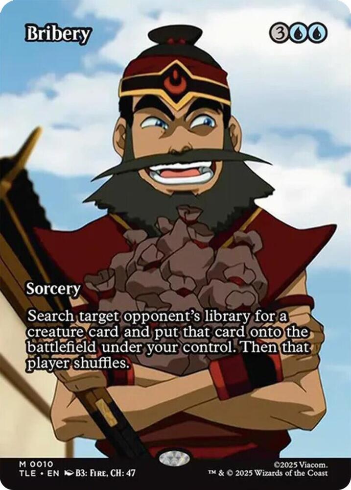 Bribery  10/317 (Avatar: The Last Airbender: Eternal-Legal)  - Borderless Foil