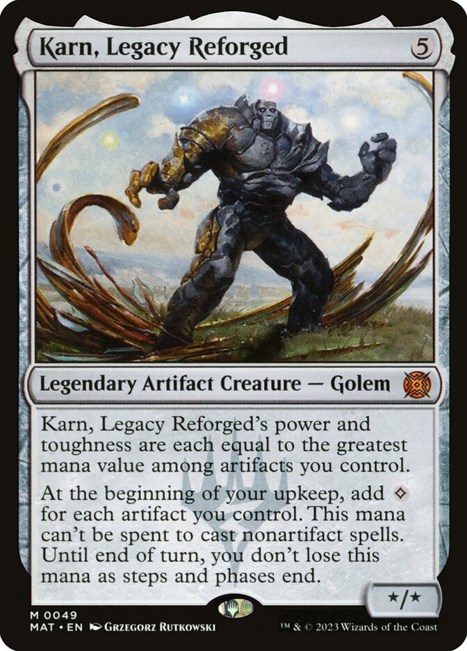 Karn, Legacy Reforged (March of the Machine: The Aftermath) 