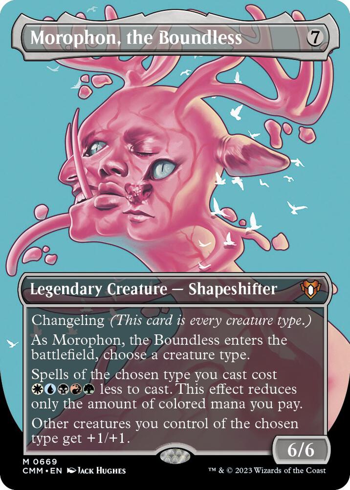 Morophon, the Boundless 669 (Commander Masters)  - Borderless Foil
