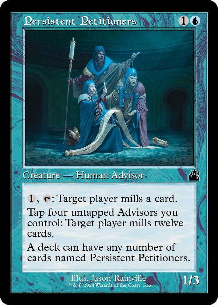 Persistent Petitioners Retro Frame (Ravnica Remastered) 