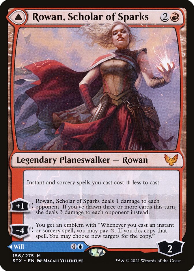 Rowan, Scholar of Sparks // Will, Scholar of Frost (Strixhaven: School of Mages)  - undefined