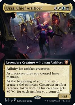 Urza Chief Artificer Extended Art (Commander: The Brothers' War) 