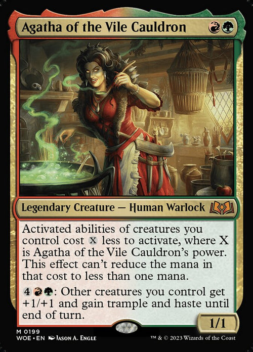 Agatha of the Vile Cauldron 199/276 (Wilds of Eldraine) 