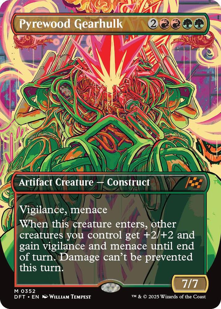 Pyrewood Gearhulk Borderless (Aetherdrift) 