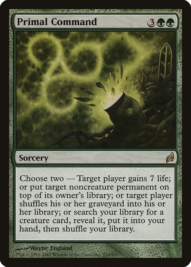 Primal Command 233/301 (Lorwyn)  - Foil