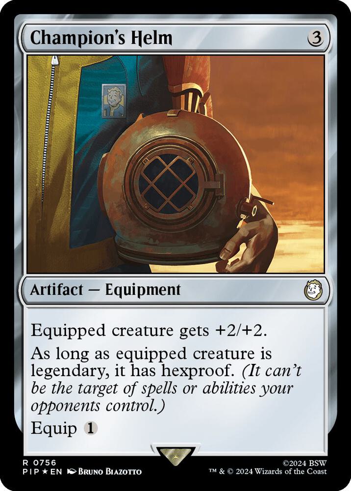 Champions Helm Surge Foil (Universes Beyond: Fallout)  - undefined