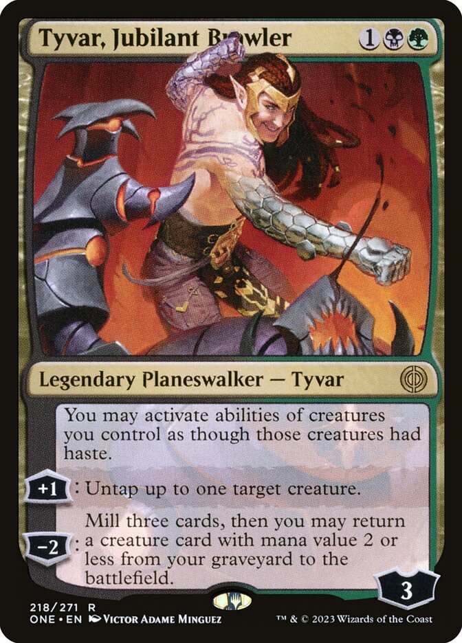 Tyvar, Jubilant Brawler (Phyrexia: All Will Be One)  - undefined