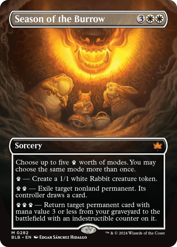 Season of the Burrow Borderless (Bloomburrow) 