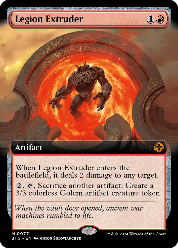 Legion Extruder Extended Art (Outlaws of Thunder Junction: The Big Score) 