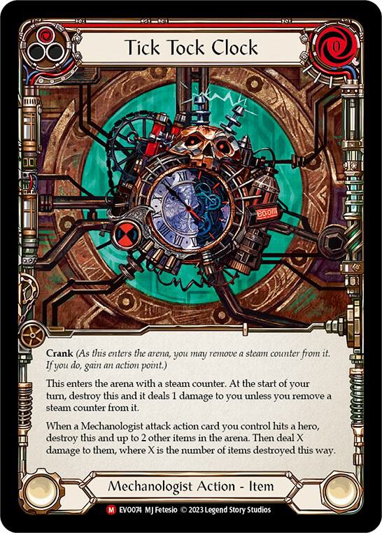 Tick Tock Clock (Bright Lights)  - Rainbow Foil