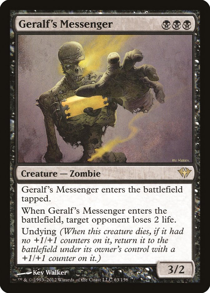 Geralf's Messenger (Dark Ascension) 