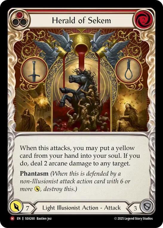 Herald of Sekem (High Seas)  - Rainbow Foil