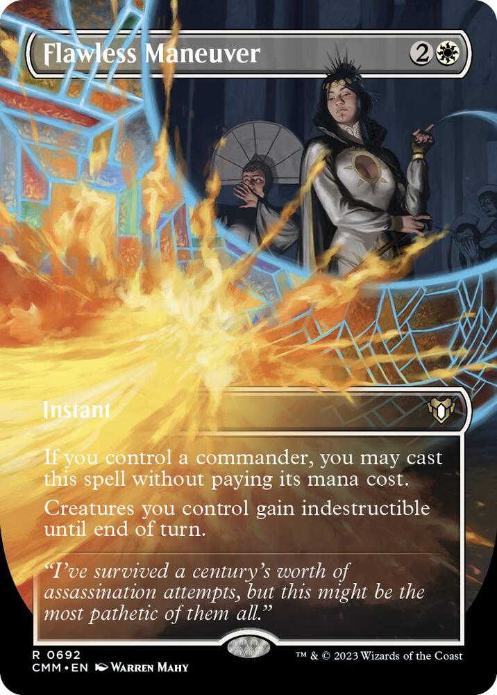 Flawless Maneuver Borderless (Commander Masters)  - undefined