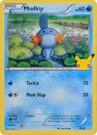 Mudkip 019/025 (McDonald's 25th Anniversary Promos)  - Holofoil