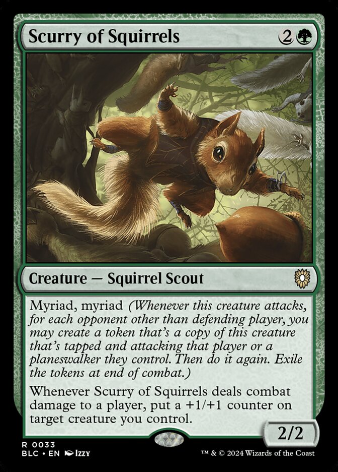 Scurry of Squirrels (Commander: Bloomburrow) 